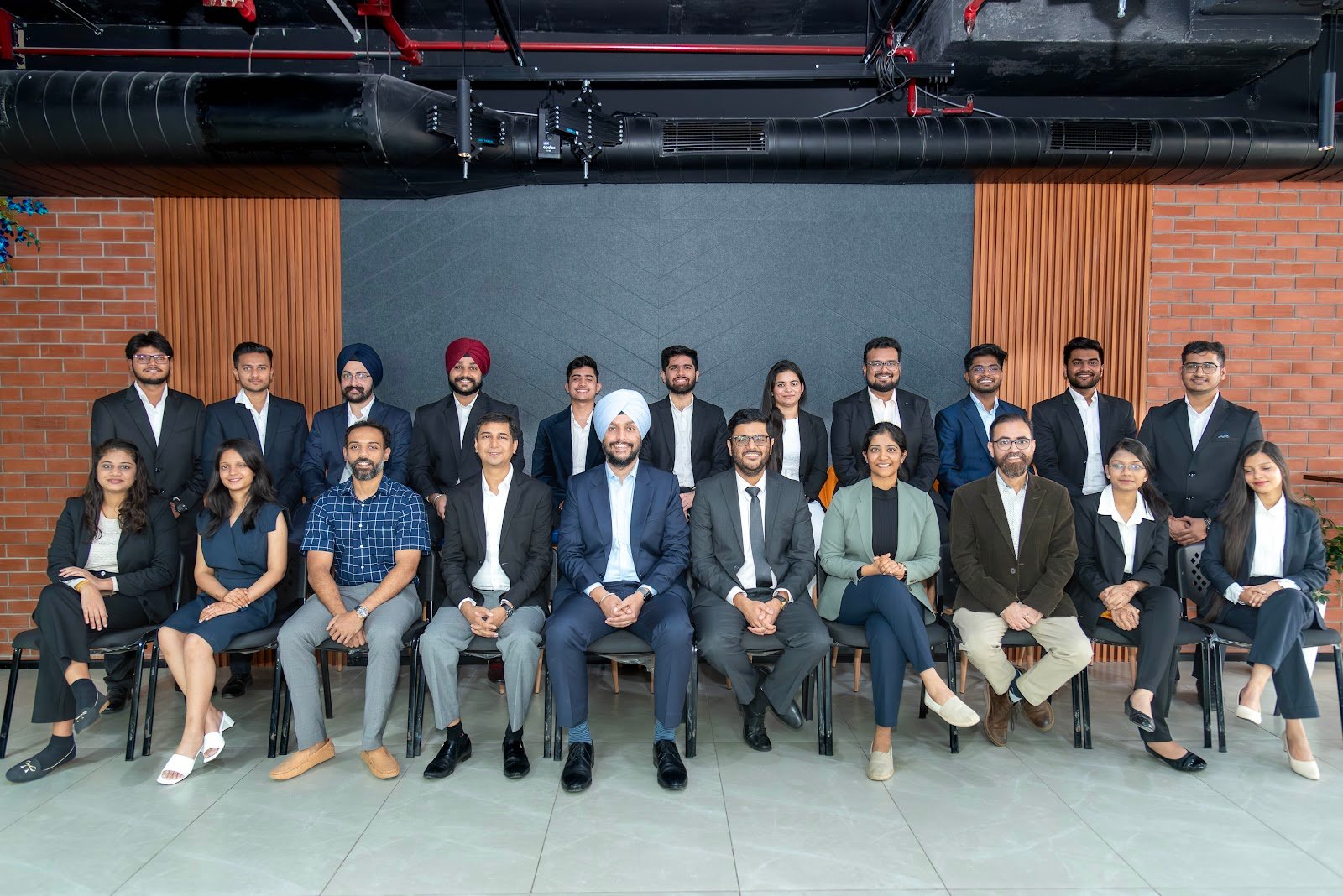 corporate team group photoshoot for a client in Delhi NCR